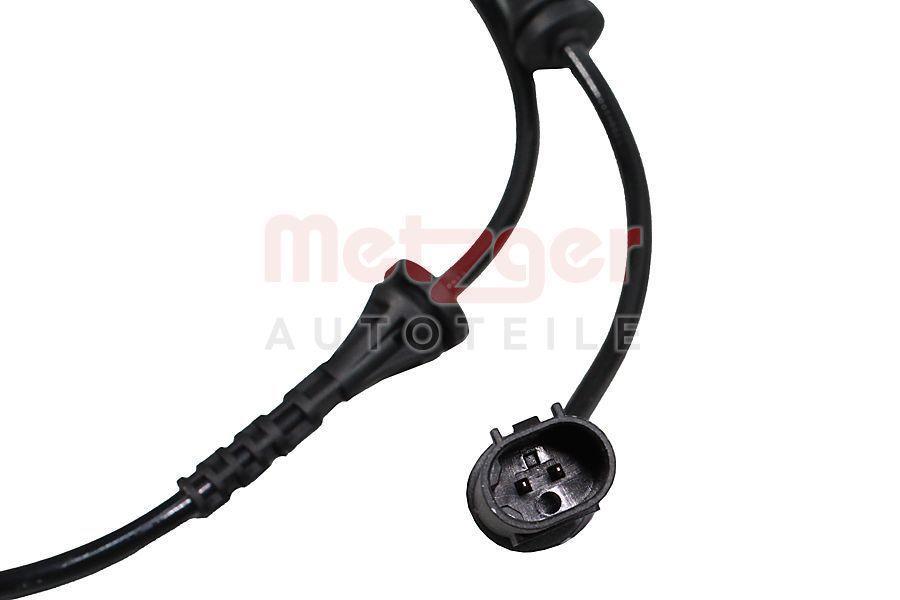 Capteur ABS (Capteur de vitesse de roue) METZGER 09001498